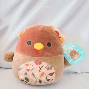 Squishmallows Gobrianna Turkey Plush Stuffed Toy Thanksgiving Tag 10 Inch 2024
